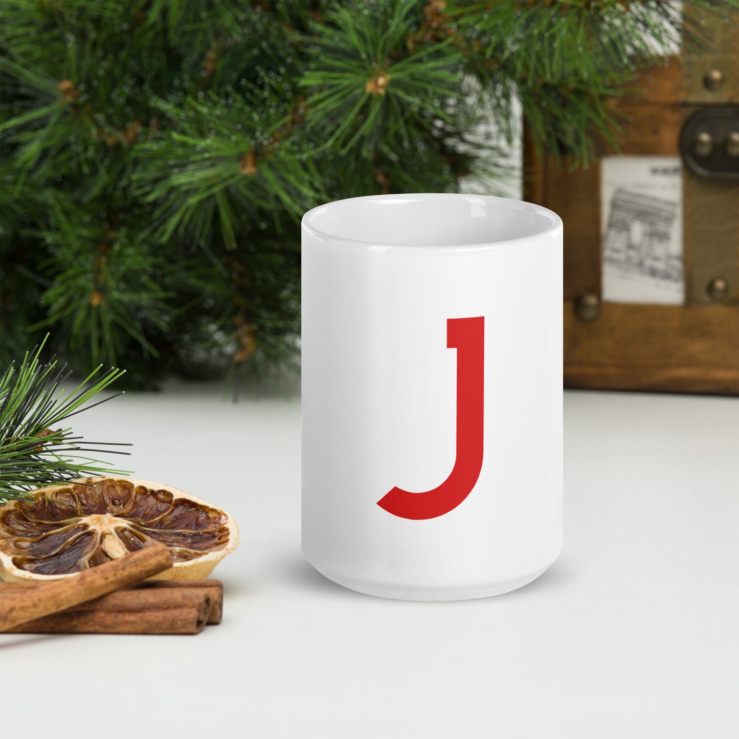 White glossy mug Johan Schulte