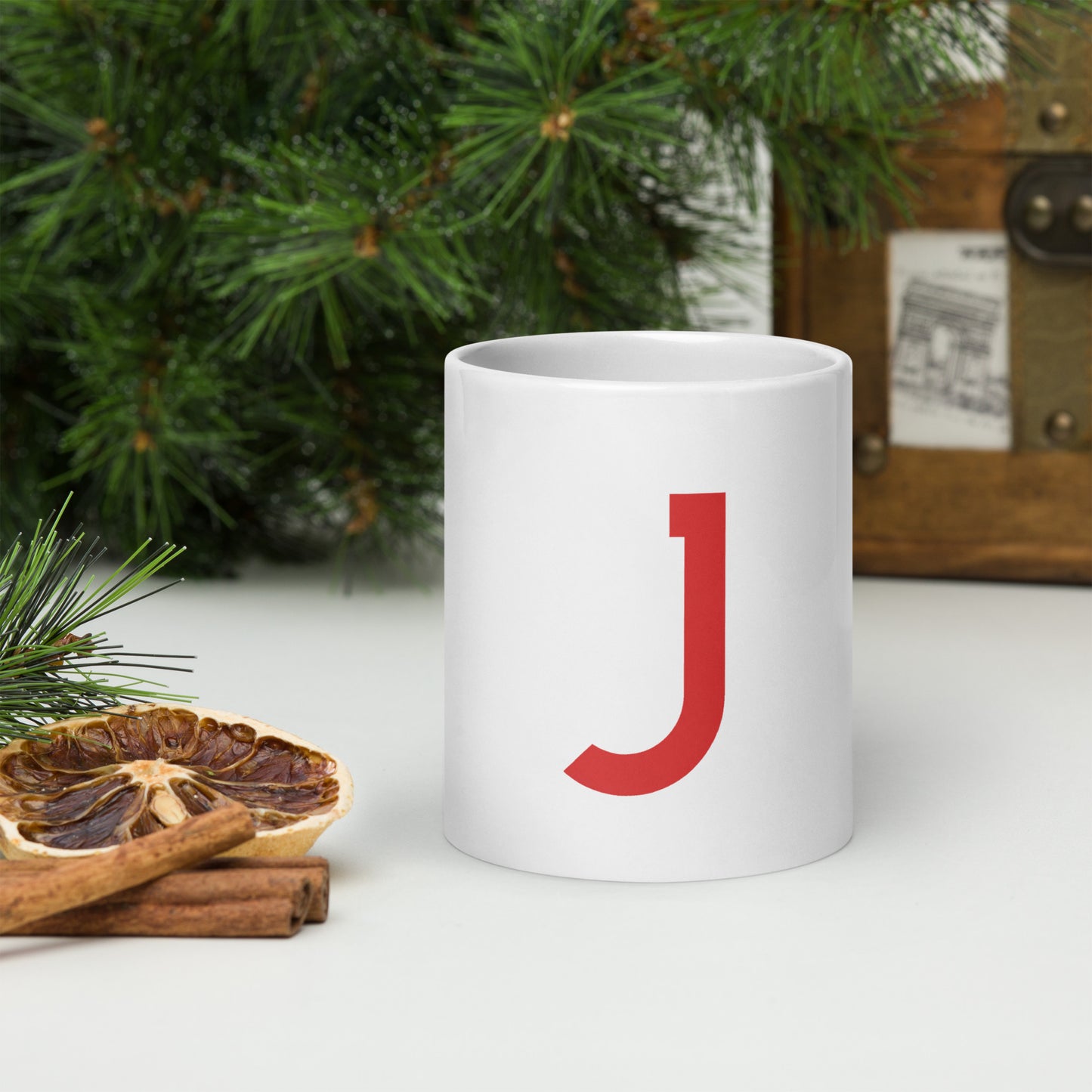 White glossy mug Johan Schulte
